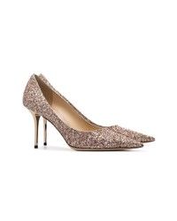 rosa Pailletten Pumps von Jimmy Choo