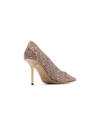 rosa Pailletten Pumps von Jimmy Choo