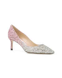 rosa Pailletten Pumps von Jimmy Choo