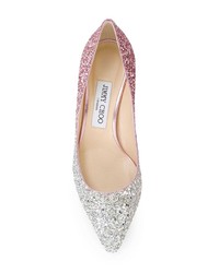 rosa Pailletten Pumps von Jimmy Choo