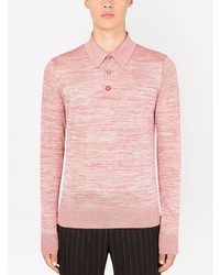 rosa Polo Pullover von Dolce & Gabbana