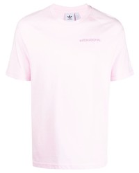 rosa Polohemd von adidas