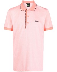 rosa Polohemd von BOSS