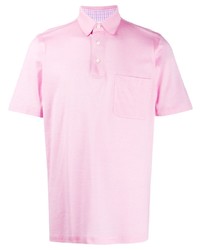 rosa Polohemd von Brioni