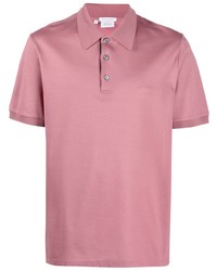 rosa Polohemd von Brioni