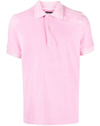 rosa Polohemd von Tom Ford