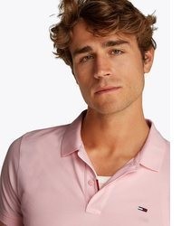rosa Polohemd von Tommy Jeans
