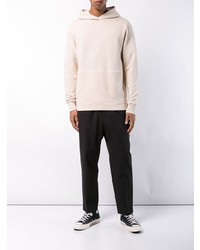 rosa Pullover mit einem Kapuze von John Elliott