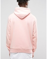 rosa Pullover mit einem Kapuze von Criminal Damage