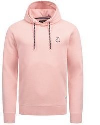 rosa Pullover mit einem Kapuze von INDICODE