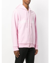 rosa Pullover mit einem Kapuze von Helmut Lang