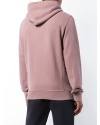 rosa Pullover mit einem Kapuze von Stone Island