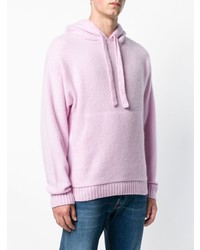 rosa Pullover mit einem Kapuze von Laneus