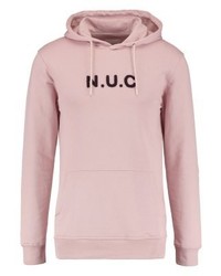 rosa Pullover mit einem Kapuze von Minimum