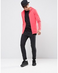 rosa Pullover mit einem Kapuze von Asos