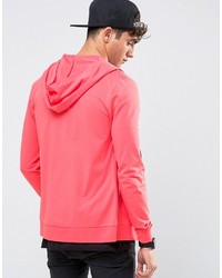 rosa Pullover mit einem Kapuze von Asos