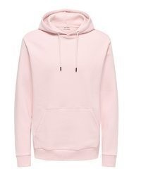 rosa Pullover mit einem Kapuze von ONLY & SONS