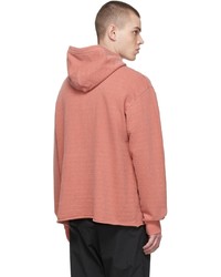 rosa Pullover mit einem Kapuze von John Elliott