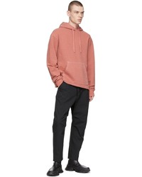 rosa Pullover mit einem Kapuze von John Elliott