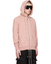 rosa Pullover mit einem Kapuze von Rick Owens DRKSHDW