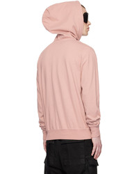 rosa Pullover mit einem Kapuze von Rick Owens DRKSHDW