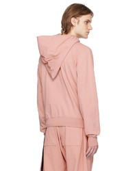 rosa Pullover mit einem Kapuze von Rick Owens DRKSHDW