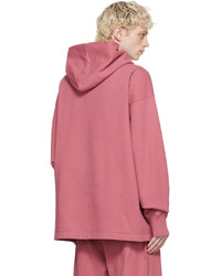 rosa Pullover mit einem Kapuze von Acne Studios