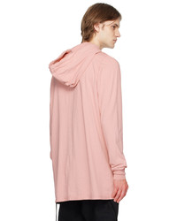 rosa Pullover mit einem Kapuze von Rick Owens DRKSHDW