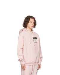 rosa Pullover mit einem Kapuze von Maison Margiela