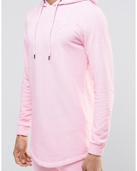 rosa Pullover mit einem Kapuze von Siksilk