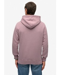 rosa Pullover mit einem Kapuze von Superdry