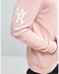 rosa Pullover mit einem Kapuze von Majestic