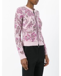 rosa Pullover mit einem Reißverschluß von A.F.Vandevorst