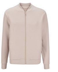 rosa Pullover mit einem Reißverschluß von John Devin