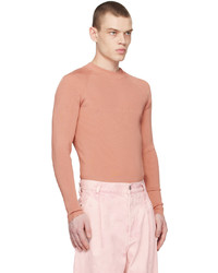 rosa Pullover mit einem Reißverschluß von Dries Van Noten