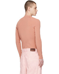 rosa Pullover mit einem Reißverschluß von Dries Van Noten