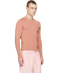 rosa Pullover mit einem Reißverschluß von Dries Van Noten