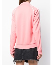 rosa Pullover mit einem Reißverschluß von adidas