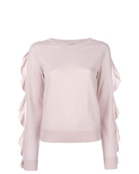 rosa Pullover mit einem Rundhalsausschnitt von Agnona