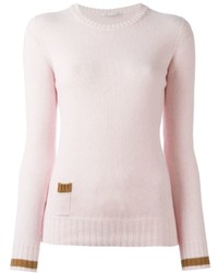 rosa Pullover mit einem Rundhalsausschnitt von Agnona