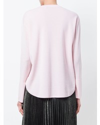 rosa Pullover mit einem Rundhalsausschnitt von Cédric Charlier