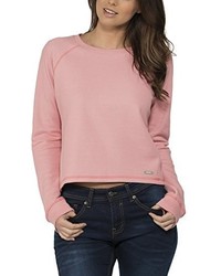 rosa Pullover mit einem Rundhalsausschnitt von Bench