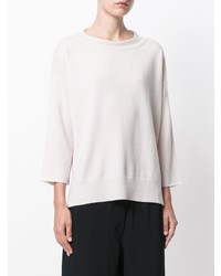 rosa Pullover mit einem Rundhalsausschnitt von Fabiana Filippi