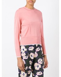 rosa Pullover mit einem Rundhalsausschnitt von Kenzo