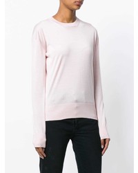 rosa Pullover mit einem Rundhalsausschnitt von Calvin Klein 205W39nyc