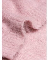 rosa Pullover mit einem Rundhalsausschnitt von Moncler
