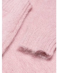 rosa Pullover mit einem Rundhalsausschnitt von Moncler