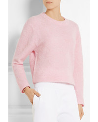 rosa Pullover mit einem Rundhalsausschnitt von DKNY