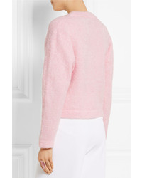 rosa Pullover mit einem Rundhalsausschnitt von DKNY