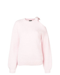 rosa Pullover mit einem Rundhalsausschnitt von Emporio Armani